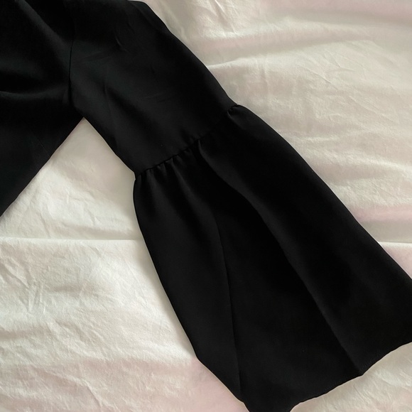 Mango Bell Sleeve Tie Neck Mini Dress - Picture 5 of 7